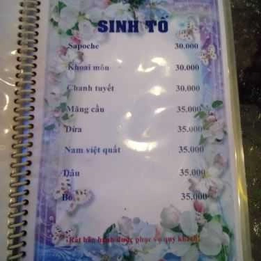 Thực đơn- Garden Hills Coffee