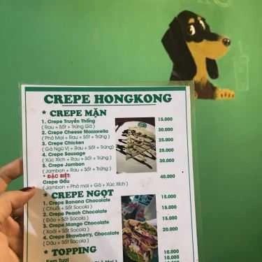 Thực đơn- Ăn vặt Gấu Crepe & Milk Tea
