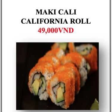 Thực đơn- Shop online Genki Sushi - Take Away & Delivery