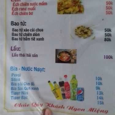 Thực đơn- Quán Nhậu Ghé Ốc Đêm
