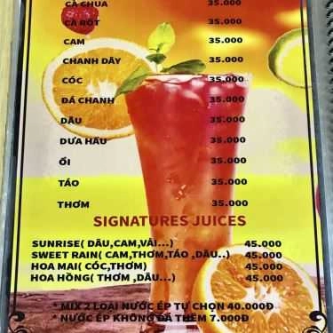 Thực đơn- Giọt Đắng - Cafe, Trà Sữa & Ăn Vặt