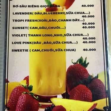Thực đơn- Giọt Đắng - Cafe, Trà Sữa & Ăn Vặt