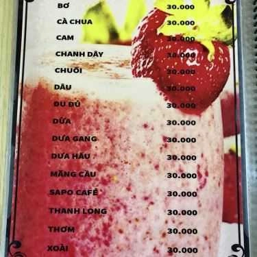 Thực đơn- Giọt Đắng - Cafe, Trà Sữa & Ăn Vặt