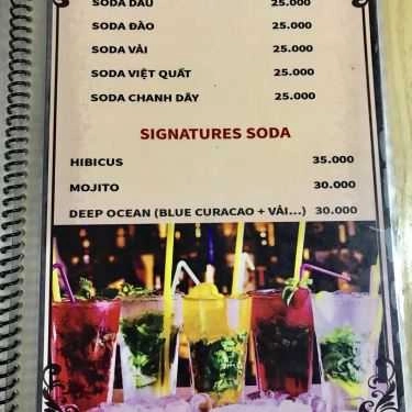 Thực đơn- Giọt Đắng - Cafe, Trà Sữa & Ăn Vặt