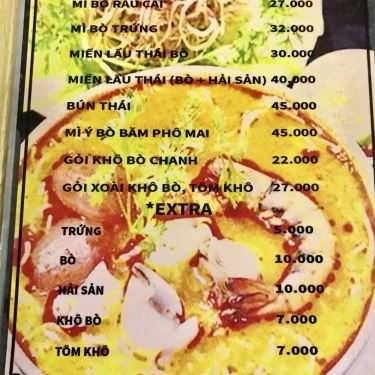Thực đơn- Giọt Đắng - Cafe, Trà Sữa & Ăn Vặt