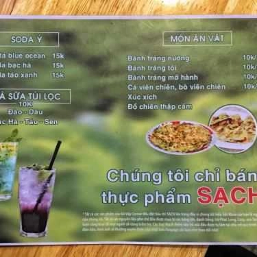 Thực đơn- Cafe Gò Vấp Corner - Trà Sữa & Ăn Vặt