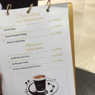 Thực đơn- Cafe Godiva - Saigon Centre