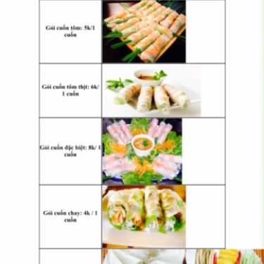Thực đơn- Gỏi Cuốn Ngon - Shop Online