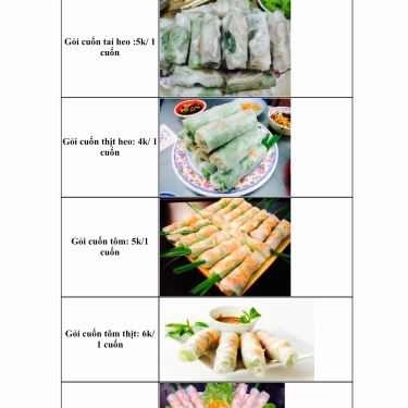 Thực đơn- Gỏi Cuốn Ngon - Shop Online