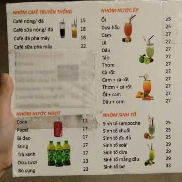 Thực đơn- Gon Coffee
