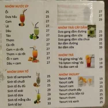 Thực đơn- Gon Coffee