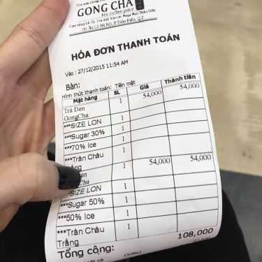 Tổng hợp- Cafe Trà Sữa Gong Cha - 貢茶 - Masteri