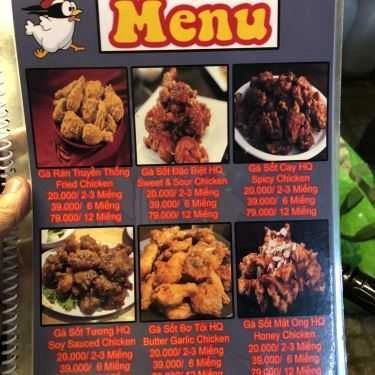 Thực đơn- Ăn vặt Good Chicken - Gà Rán Hàn Quốc - Đường 20 Thước