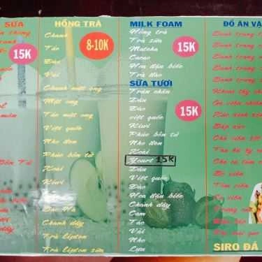 Thực đơn- Cafe Green Life - Trà Sữa