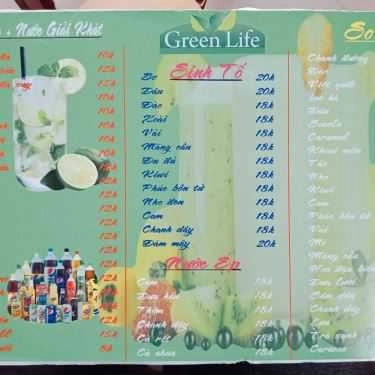 Thực đơn- Cafe Green Life - Trà Sữa