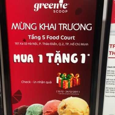 Tổng hợp- Cafe Greenie Scoop - Vincom Mega Mall