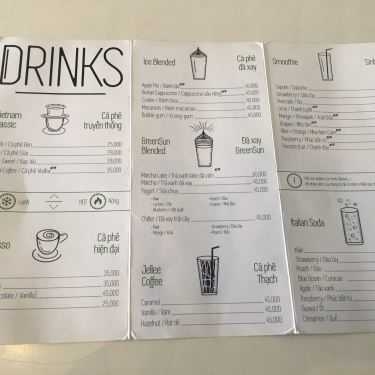 Thực đơn- GreenSun Coffee - Mai Thị Lựu