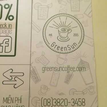 Thực đơn- GreenSun Coffee - Mai Thị Lựu
