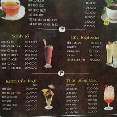 Thực đơn- Gùi Coffee