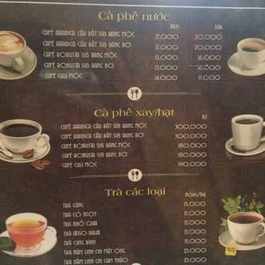 Thực đơn- Gùi Coffee