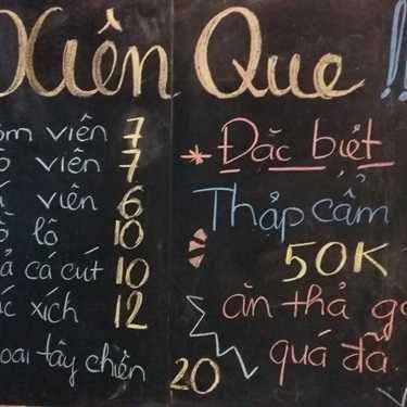 Thực đơn- Hachi Milktea & Coffee - Vạn Kiếp