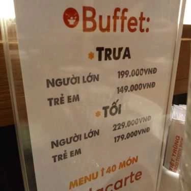 Thực đơn- Hai Con Bò BBQ - Buffet Nướng & Lẩu