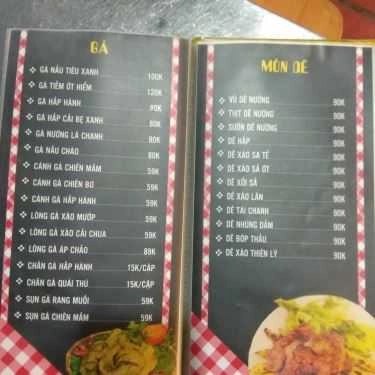 Thực đơn- Hải Đăng Quán - Quán Nhậu Bình Dân