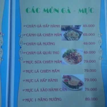 Thực đơn- Quán Nhậu Hải Sản 214