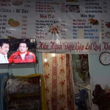 Thực đơn- Quán Nhậu Cua Ốc - Chuyên Các Món Hải Sản