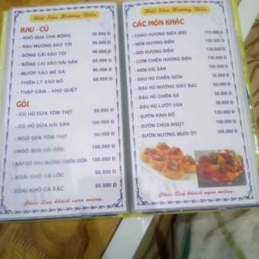 Tổng hợp- Quán Nhậu Hải Sản Hương Biển