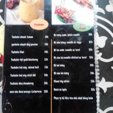 Thực đơn- Halo Coffee - Đường Số 7B