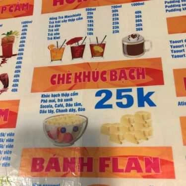 Thực đơn- Ăn vặt Han Flan - Chè Khúc Bạch