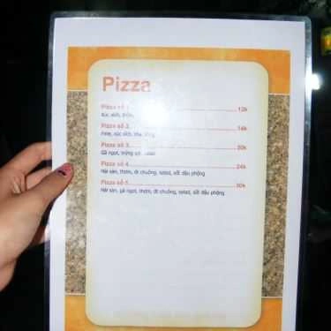 Thực đơn- Ăn vặt Hana - Pizza Crepe & Trà Đào
