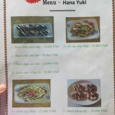 Thực đơn- Ăn vặt Hana Yuki - Takoyaki