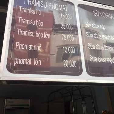Thực đơn- Tiệm Bánh Hằng Tiramisu - Út Tịch