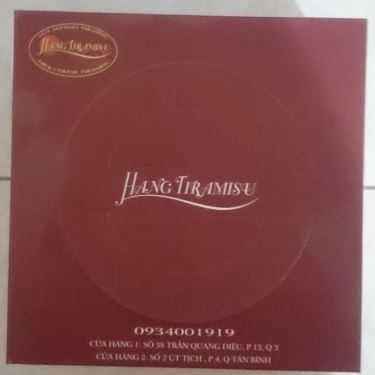 Thực đơn- Tiệm Bánh Hằng Tiramisu - Út Tịch