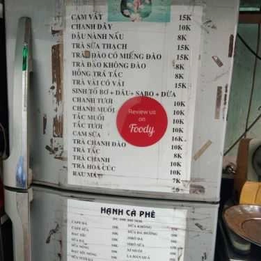 Thực đơn- Ăn vặt Hạnh - Cafe, Sinh Tố & Giải Khát Bình Dân