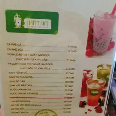 Tổng hợp- Cafe Happy Day Bubble Tea Shop