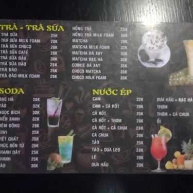 Thực đơn- Hạt Coffee - Phạm Huy Thông