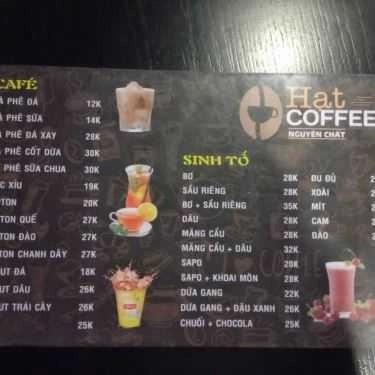 Thực đơn- Hạt Coffee - Phạm Huy Thông