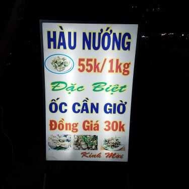 Thực đơn- Quán Nhậu Ốc Cần Giờ - Ốc & Hàu Nướng