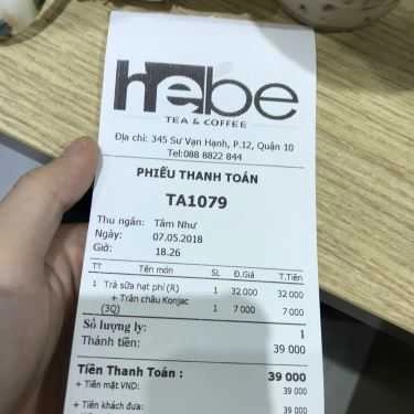Tổng hợp- Hebe Tea & Coffee - Sư Vạn Hạnh