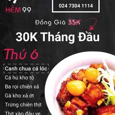 Thực đơn- Quán Cơm AloBee - Cơm Trưa Văn Phòng