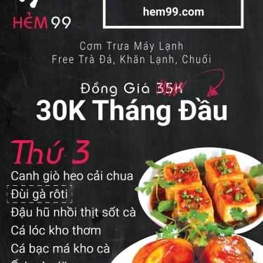 Thực đơn- Quán Cơm AloBee - Cơm Trưa Văn Phòng