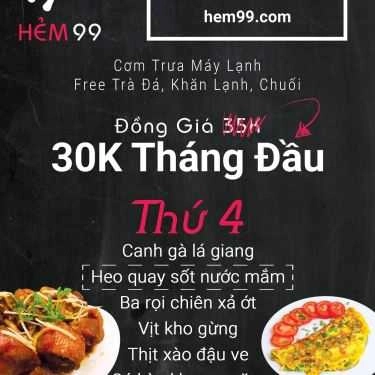 Thực đơn- Quán Cơm AloBee - Cơm Trưa Văn Phòng