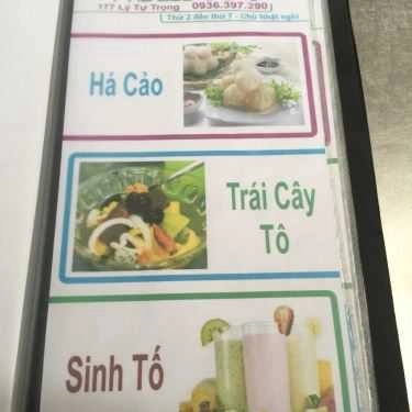 Thực đơn- Hẻm Ăn Vặt 177 - Lý Tự Trọng