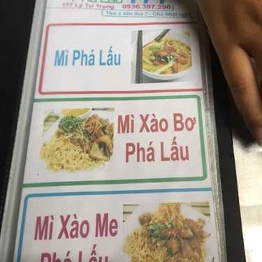 Thực đơn- Hẻm Ăn Vặt 177 - Lý Tự Trọng