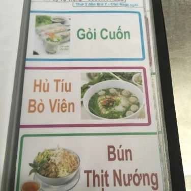 Thực đơn- Hẻm Ăn Vặt 177 - Lý Tự Trọng