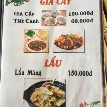 Thực đơn- Quán Nhậu Cây Phượng - Heo Tộc 9 Món