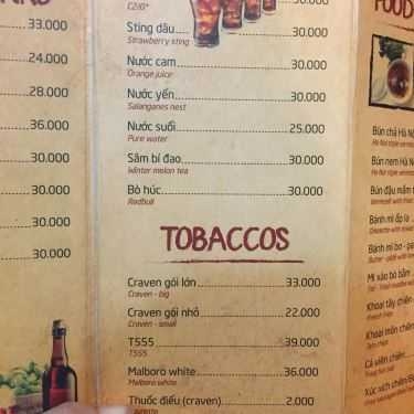 Thực đơn- HF Cafe & Cơm Trưa Văn Phòng